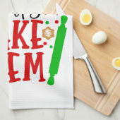 "Feestdagen zijn wat je ze noemt" Theedoek (Quarter Fold)