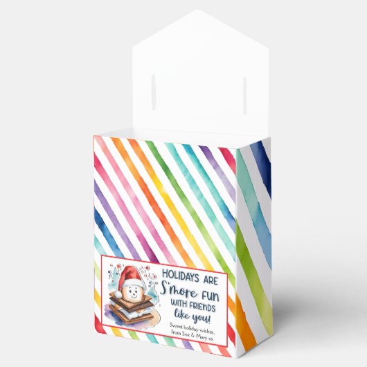 Feestdagen zijn zo leuk met vrienden zoals jij bedankdoosjes (Geopend)