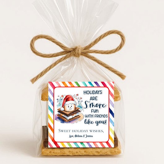 Feestdagen zijn zo leuk met vrienden zoals jij vierkante sticker