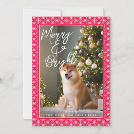 Feestdagenkaarten | ASANOHA Japans Kimono patroon Feestdagenkaart