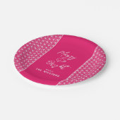 Feestdagenkaarten | ASANOHA Japans Kimono patroon Papieren Bordje (Gekanteld)