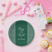 Feestdagenkaarten | ASANOHA Japans Kimono patroon Papieren Bordje (Feest)