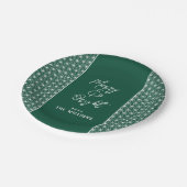 Feestdagenkaarten | ASANOHA Japans Kimono patroon Papieren Bordje (Gekanteld)