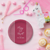 Feestdagenkaarten | ASANOHA Japans Kimono patroon Papieren Bordje (Feest)