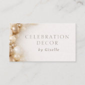 Feestdecoratie Decoreren Visitekaartje (Voorkant)