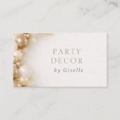 Feestdecoratie decoreren visitekaartje (Voorkant)