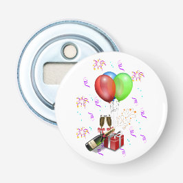 Feestdecoraties Button Flesopener