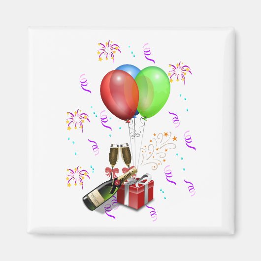 Feestdecoraties Magneet (Voorkant)