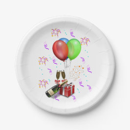 Feestdecoraties Papieren Bordje