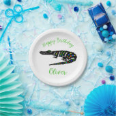 Feestdier! CROCODILE - Gelukkige verjaardag - Fees Papieren Bordje (Feest)