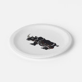 Feestdier - RHINOCEROS Conservation - Papieren Bordje (Gekanteld)