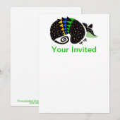 Feestdier -Schattigee Armadillo -wildlife Kaart (Voorkant / Achterkant)