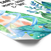 feestdieren Eerste Verjaardag Milestone Board Foto Afdruk (Hoek)