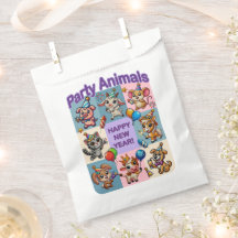 Feestdieren "Gelukkig Nieuwjaar"