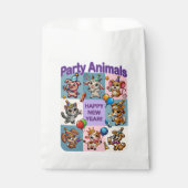 Feestdieren "Gelukkig Nieuwjaar" Bedankzakje (Voorkant)