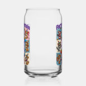 Feestdieren "Gelukkig Nieuwjaar" Blikvorm Glas (Links)