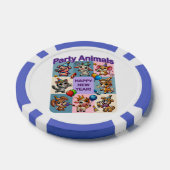 Feestdieren "Gelukkig Nieuwjaar" Poker Chips (Enkel)