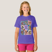 Feestdieren "Gelukkig Nieuwjaar" T-shirt (Voorkant volledig)