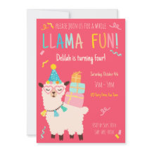 Feestdieren Lama Verjaardagsmeisjes Roze