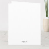 Feestdieren: Luiaard Kaart 8.5 "x11" (Achterkant)