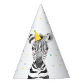 Feestdieren Safari Wild One Oerwoud Zoo Birthday Feesthoedjes (Voorkant)