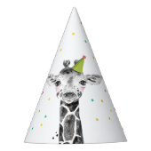 Feestdieren Safari Wild One Oerwoud Zoo Birthday Feesthoedjes (Voorkant)