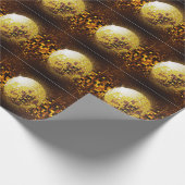 Feestdisco: gloeiende lichten. cadeaupapier (Hoek)