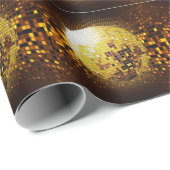 Feestdisco: gloeiende lichten. cadeaupapier (Rol Hoek)