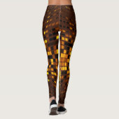 Feestdisco:  gloeiende lichten. leggings (Achterkant)