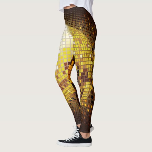 Feestdisco:  gloeiende lichten. leggings (Links)