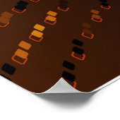 Feestdisco:  gloeiende lichten. poster (Hoek)