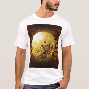 Feestdisco:  gloeiende lichten. t-shirt