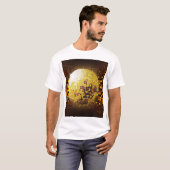 Feestdisco: gloeiende lichten. t-shirt (Voorkant volledig)