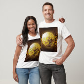 Feestdisco: gloeiende lichten. t-shirt (Unisex)