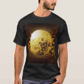 Feestdisco:  gloeiende lichten. t-shirt (Voorkant)