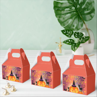 Feestdoos Versierd Met Gelukkig Halloween Feest Bedankdoosjes