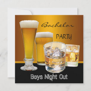 Feestdrinken Bier Jongens Avond Uit, Kaart