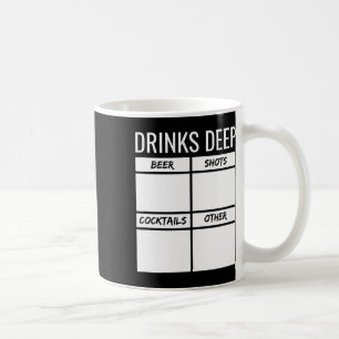 Feestdrinken voor vrijgezellen Deep Drink Tally Ch Koffiemok