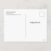 Feestelijk 2025 Lantaarn & Zegeningen Lunar Nieuwj Feestdagenkaart (Achterkant)