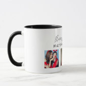 Feestelijk 3 x FOTO Collage Kerstmis Rood Goud Mok (Links)