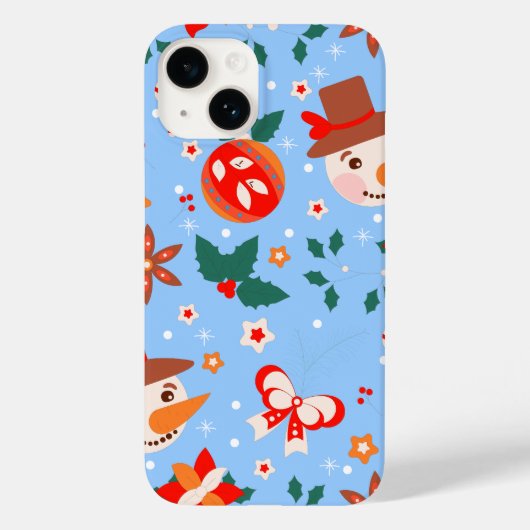 Feestelijk Abstract kerstpatroon Case-Mate iPhone Case (Achterkant)