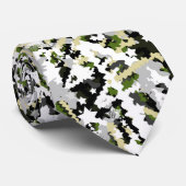 feestelijk, abstract, sterren, strepen, kleurrijk stropdas (Opgerold)