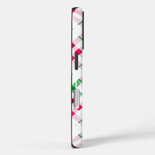 Feestelijk afgespeelde patroonnaam Case-Mate iPhone case (Achterkant / Rechts)