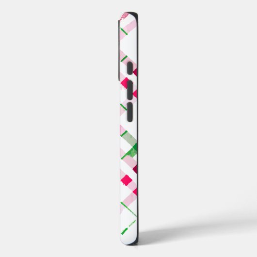 Feestelijk afgespeelde patroonnaam Case-Mate iPhone case (Achterkant / Links)