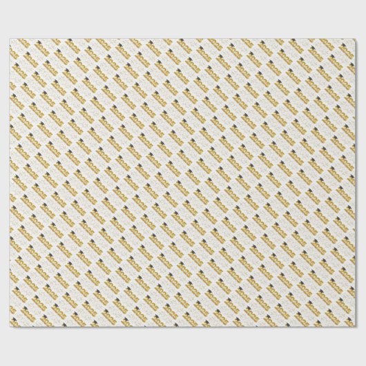 Feestelijk Afstuderen 2025 Cadeaupapier (Vlak)