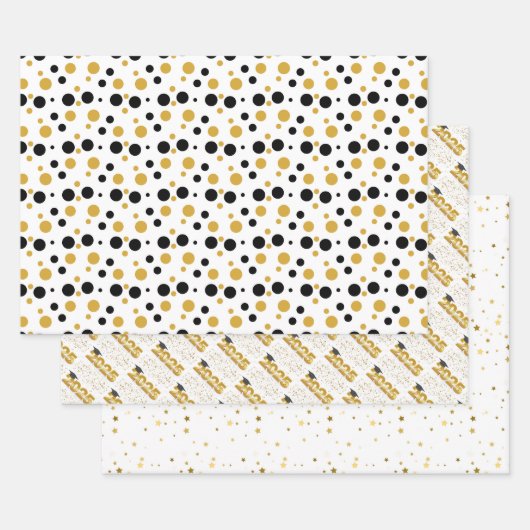 Feestelijk Afstuderen 2025 Inpakpapier Vel (Set)