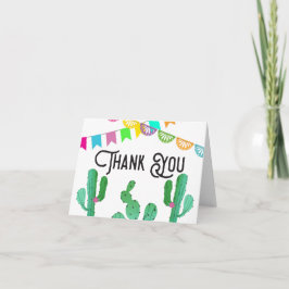 Feestelijk bedankkaartje kaart