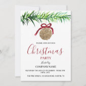 Feestelijk Bedrijf Kantoor Corporate Christmas Par Kaart (Voorkant)