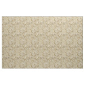Feestelijk beige goud bewerkt leer stof (Fat Quarter)