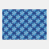 Feestelijk Blauw Groen Wit Modern Inpakpapier Vel (Voorkant 2)